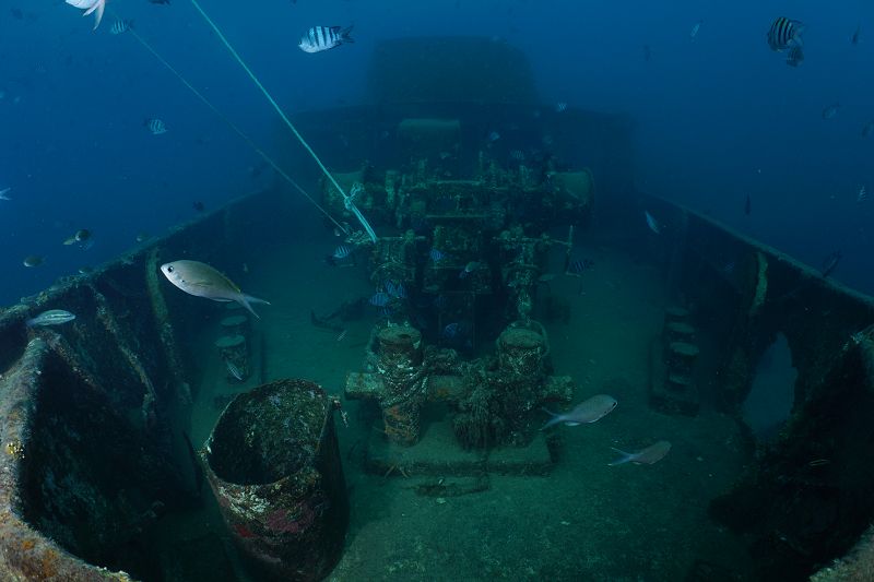 Exploration d'épaves sous-marines